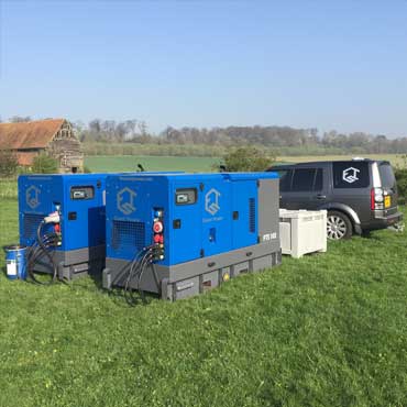 FTS Event Power generators on site
