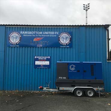 FTS Event Power generators on site