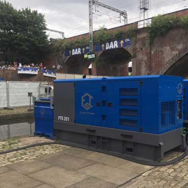 FTS Event Power generators on site