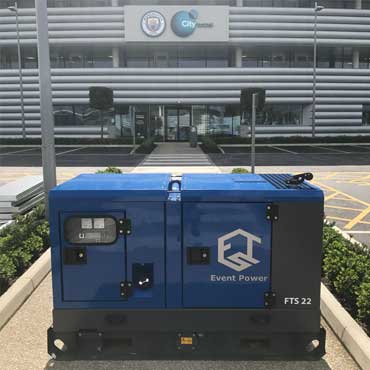 FTS Event Power generators on site